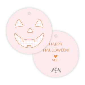 Jack-O-Lantern Halloween Tag