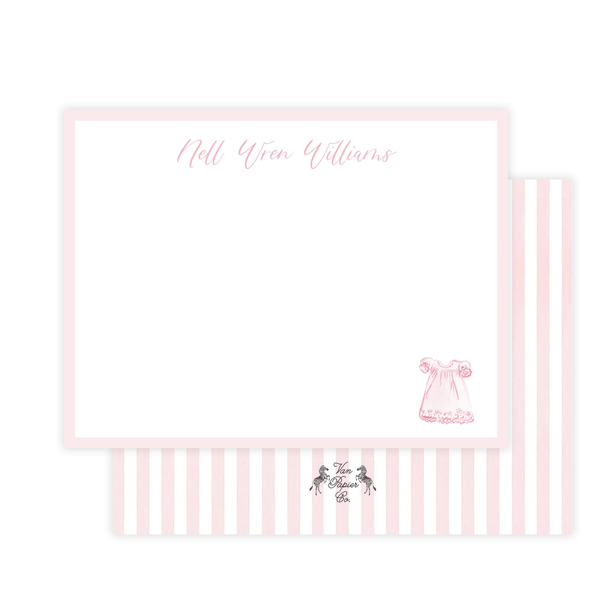 Baby Girl Stationery