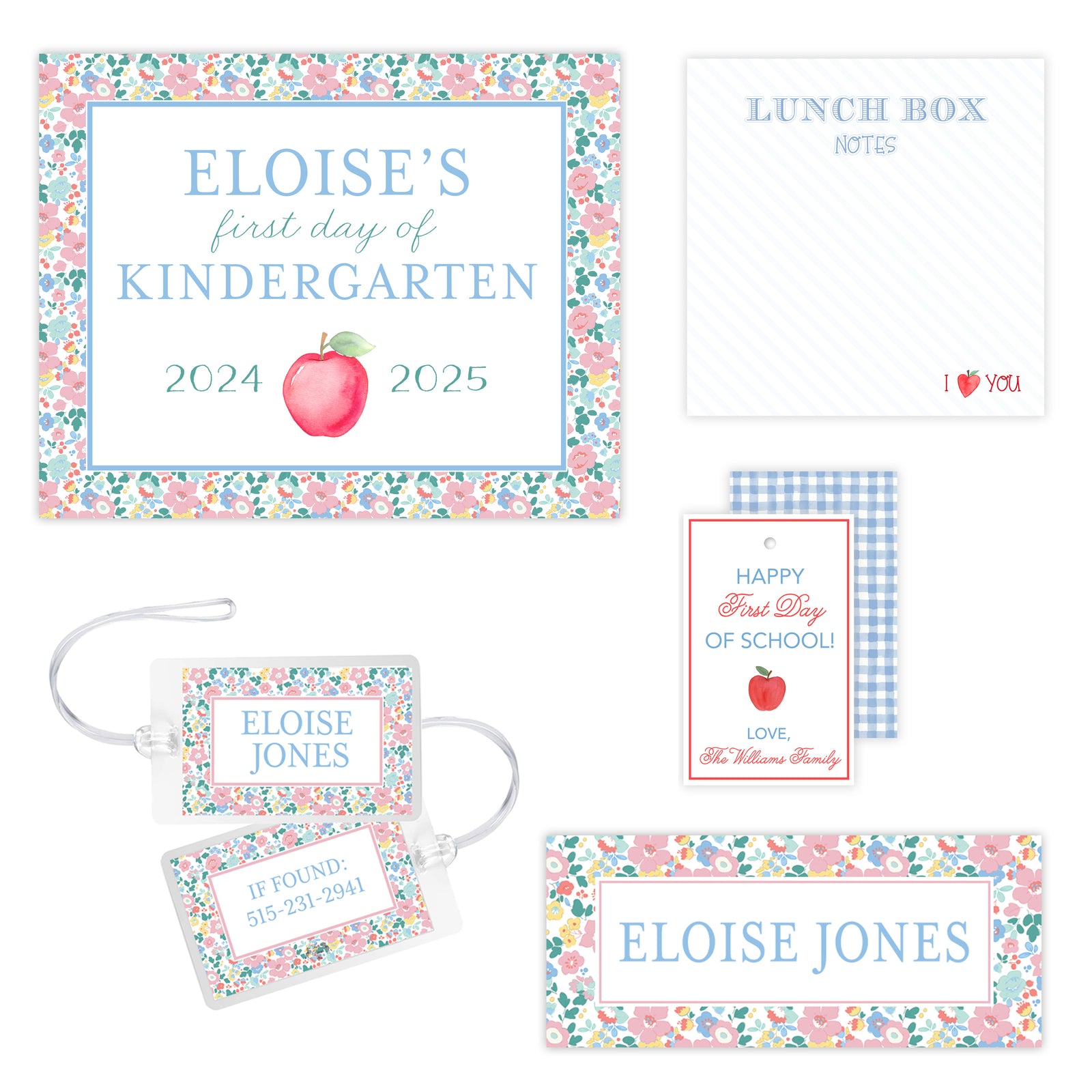 Liberty Floral Back to School Bundle #2