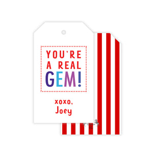 You're A Gem Valentine Tags