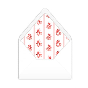 Watercolor Red Bells Christmas Card