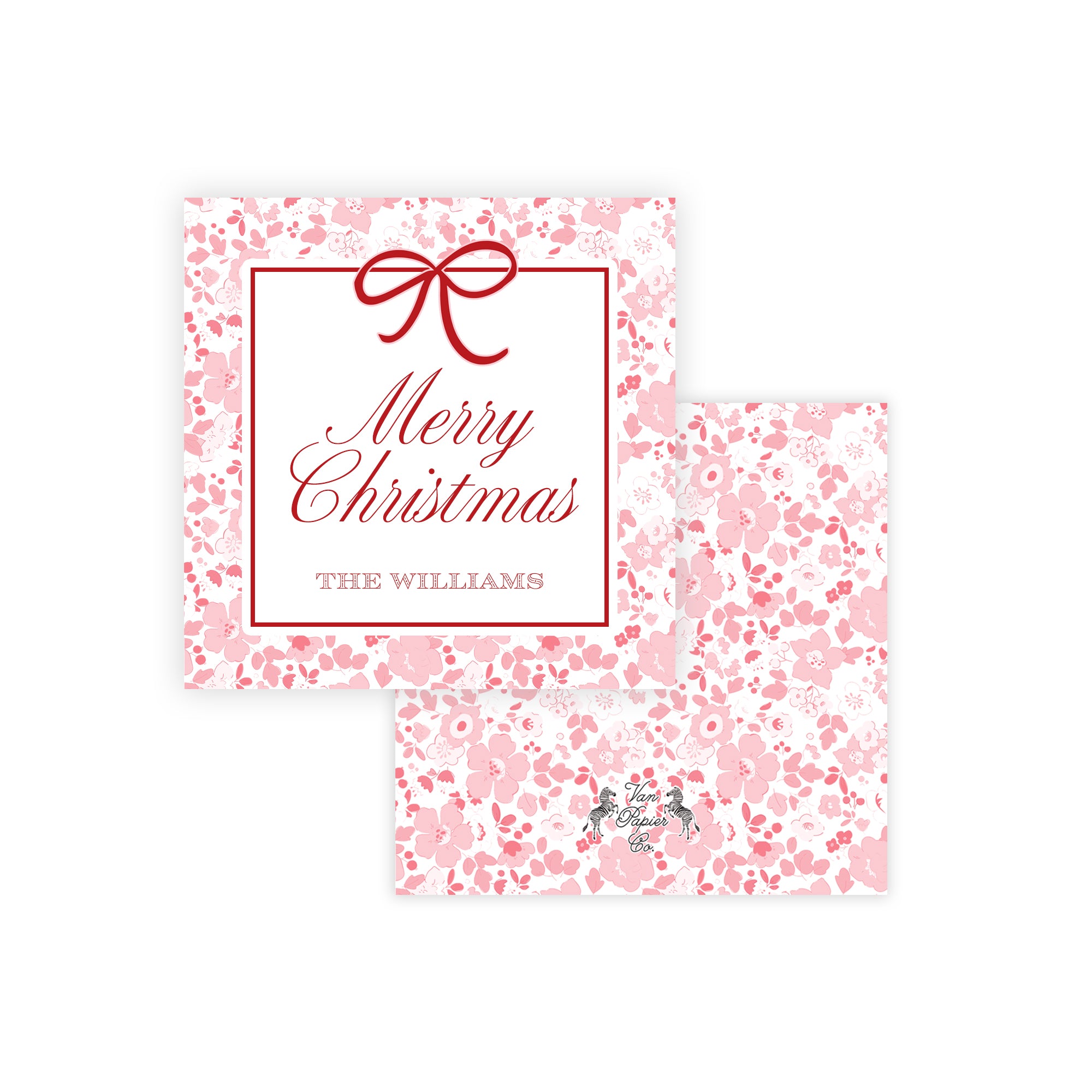 Liberty Floral Holiday Gift Tags