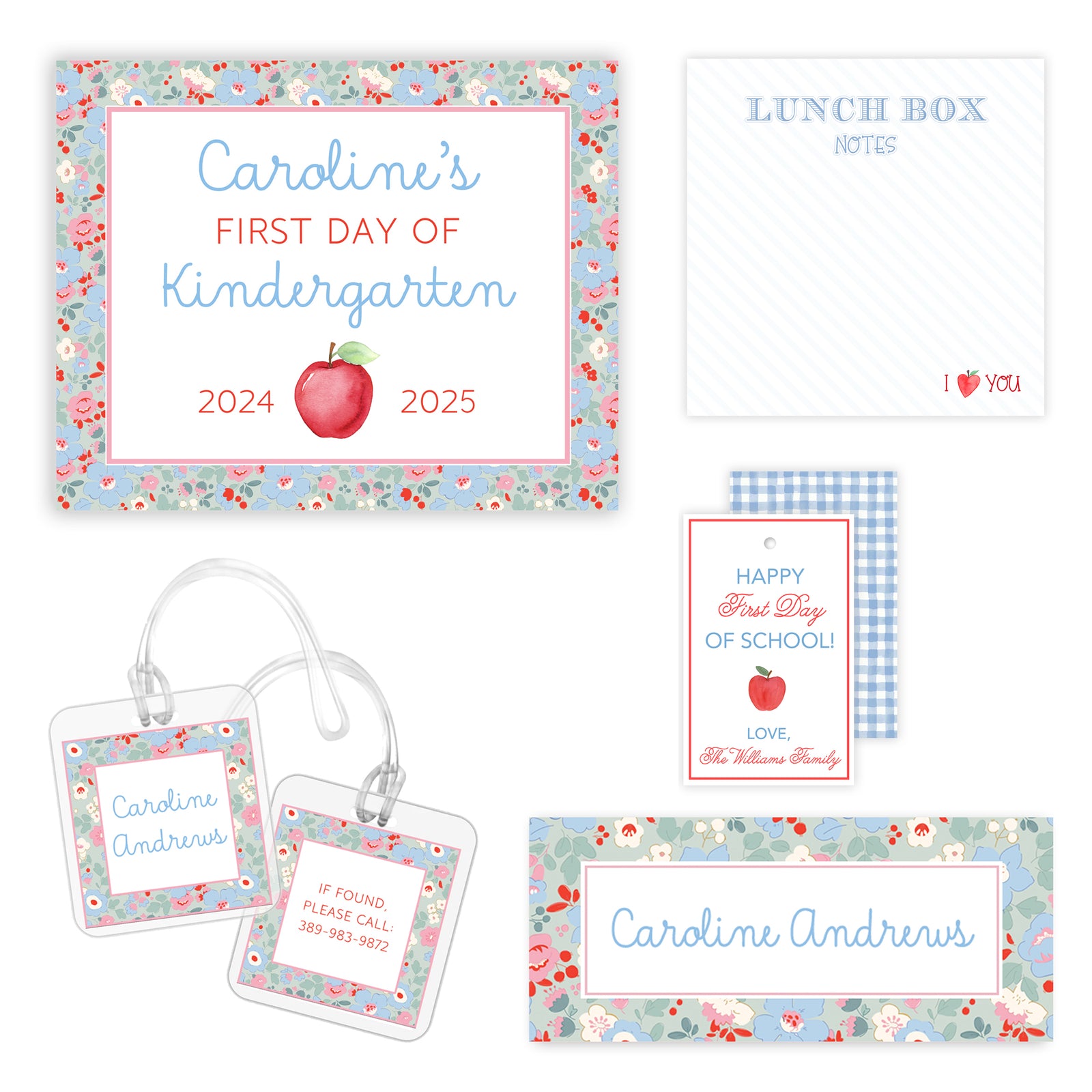 Floral Back to School Bundle #2