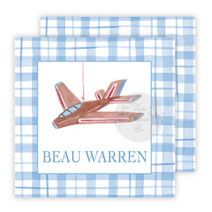 Watercolor Airplane Calling Cards