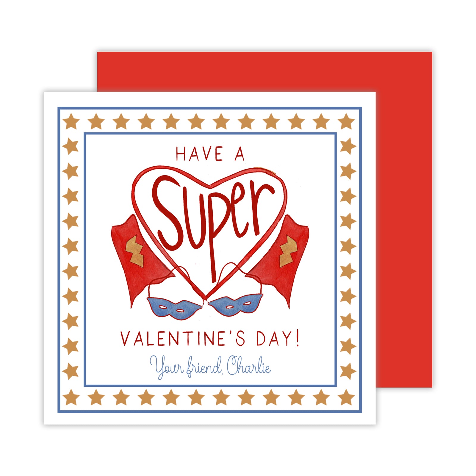 Super Friend Valentine Tags