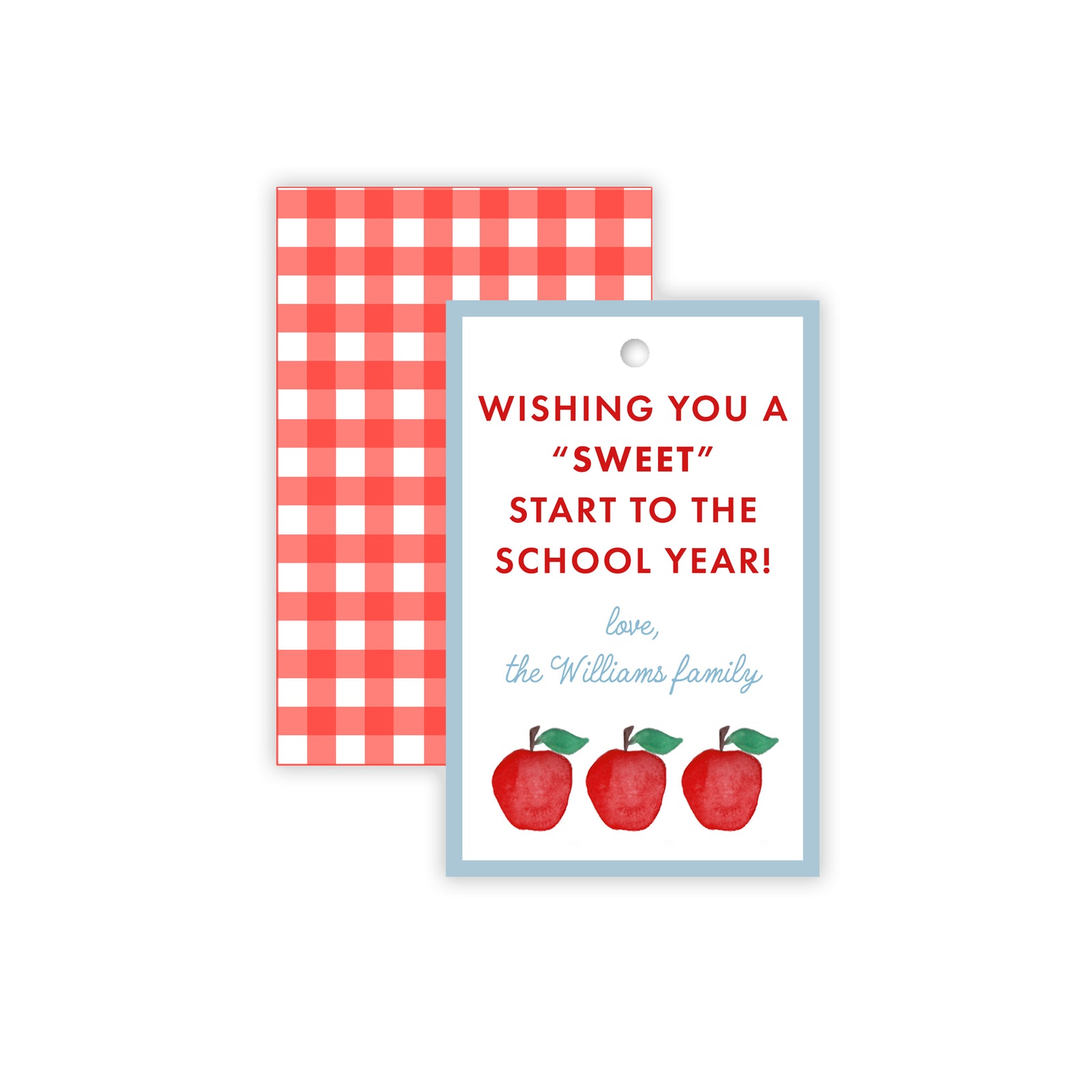 Sweet Start School Tags