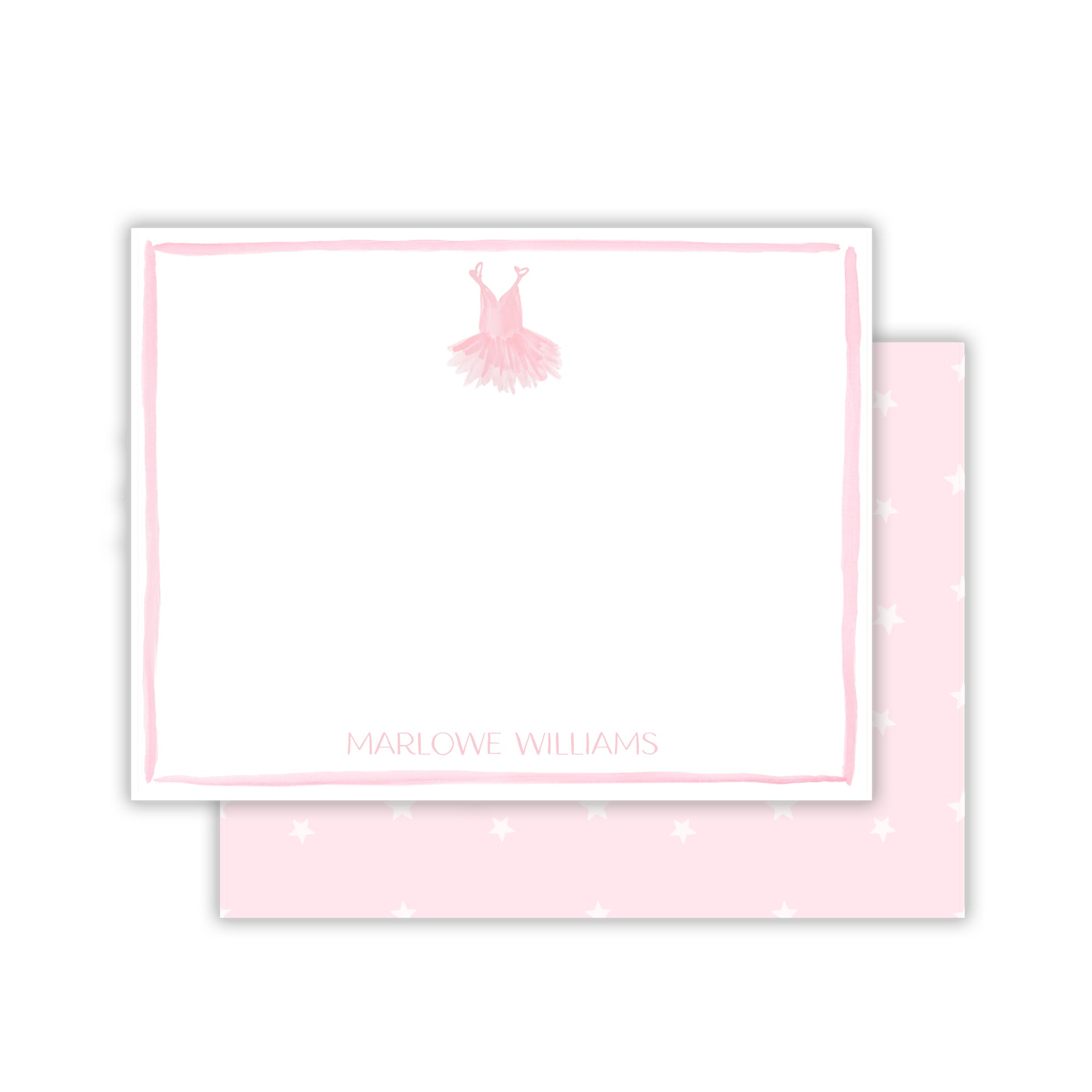 Watercolor Ballet Stationery