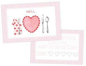 Valentine Placemat Pink
