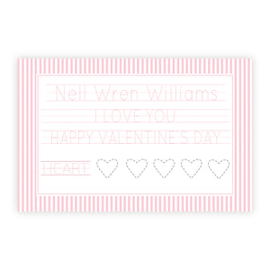 Valentine Placemat Pink