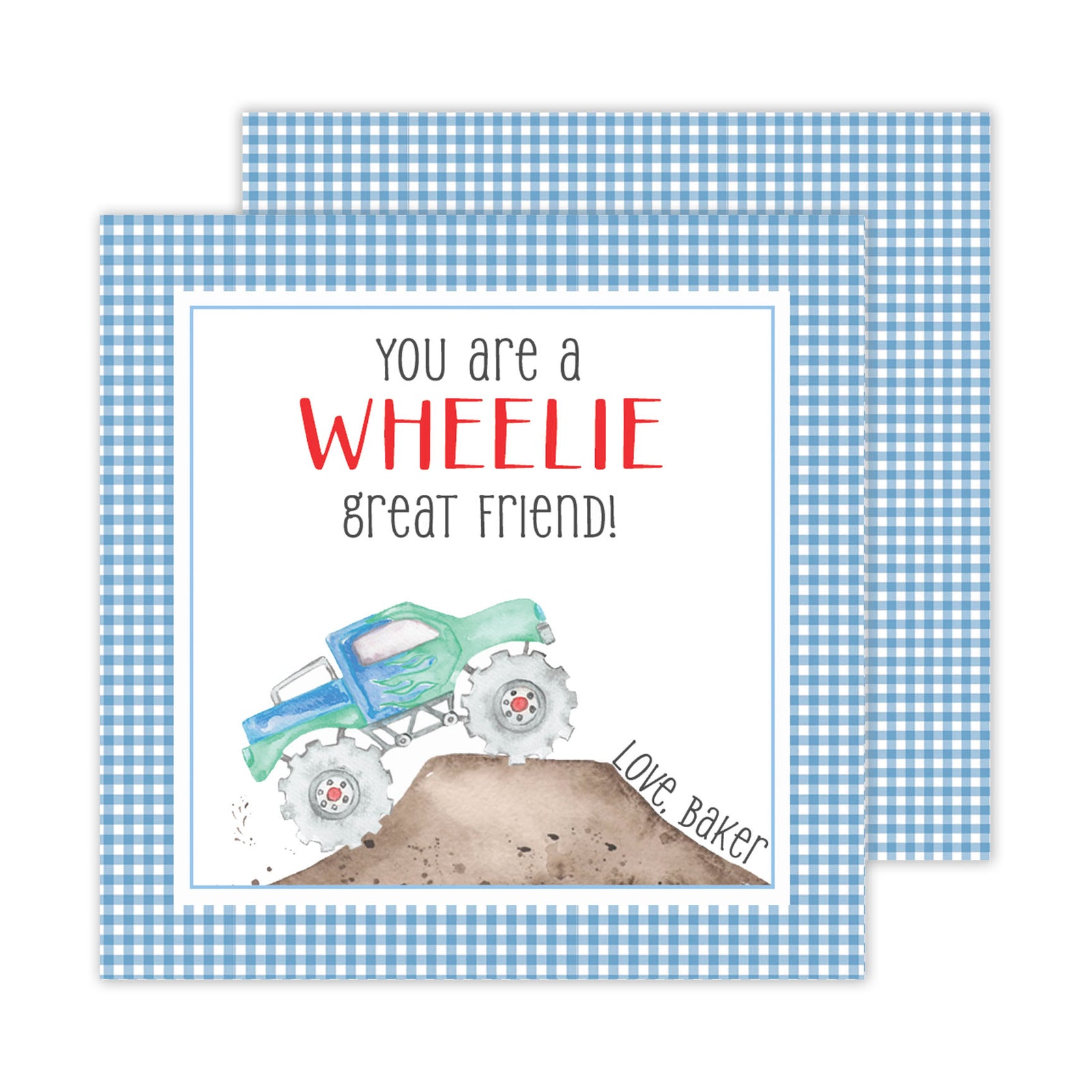 Monster Truck Valentine