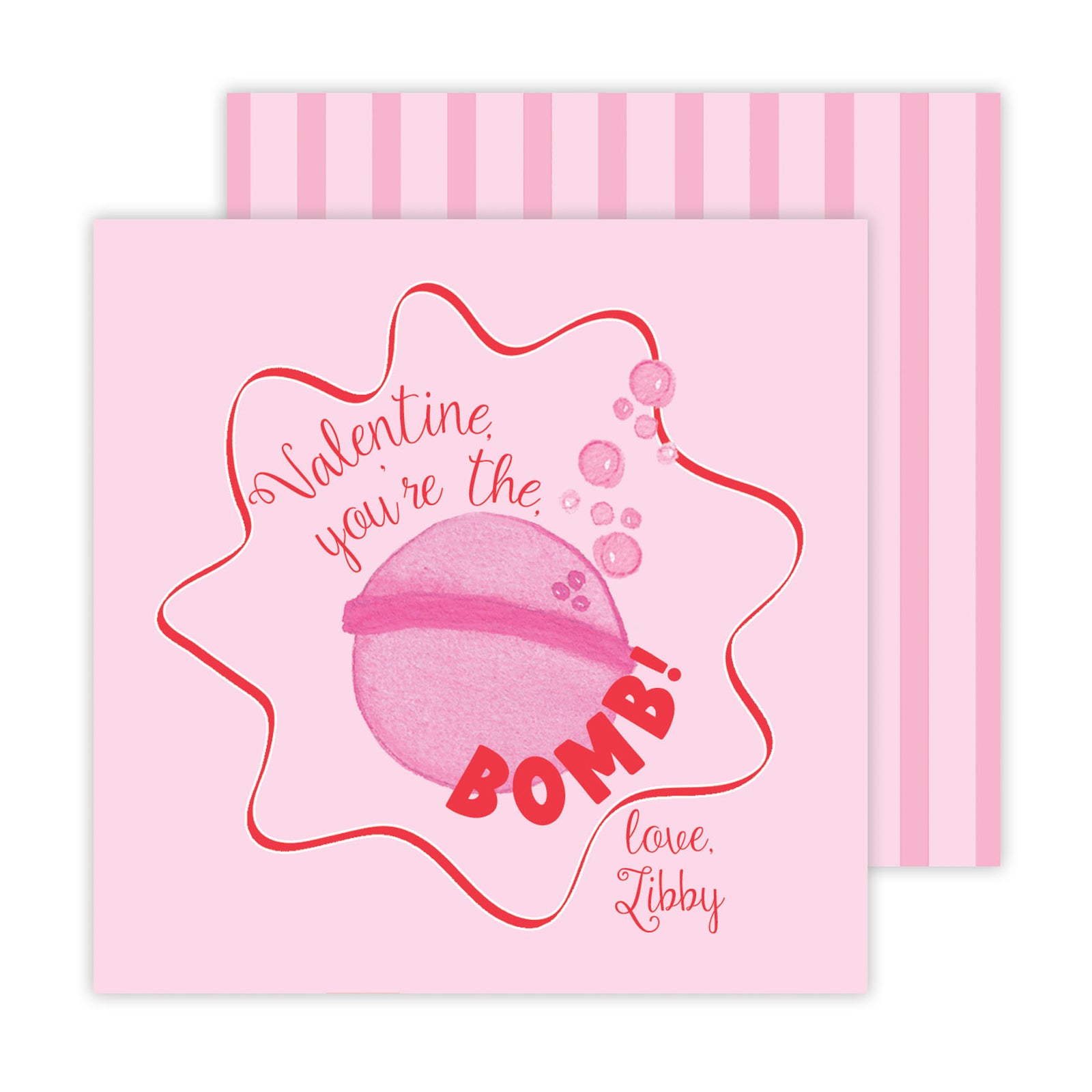 You are the Bomb Valentine Tag