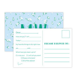 Liberty Floral Postcards