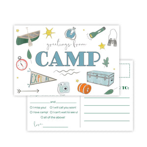 Boys Camp Post Cards