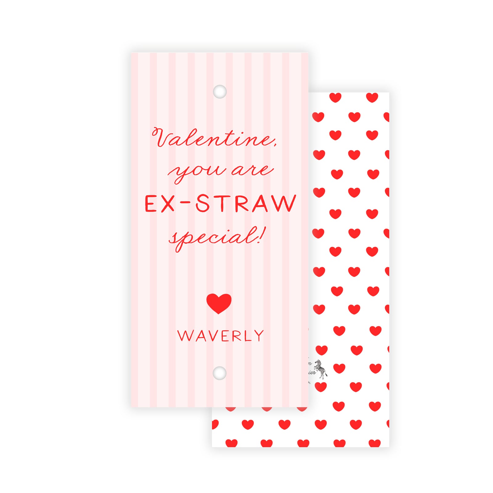 Ex-Straw Special Valentine Tags