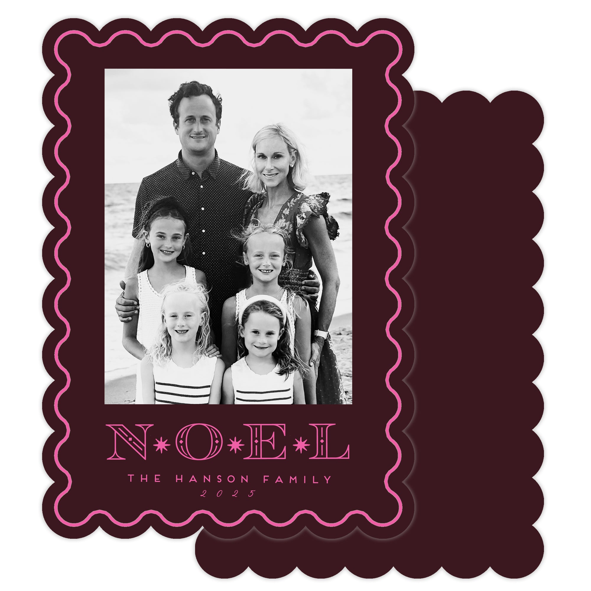 Noel Scallop Christmas Card