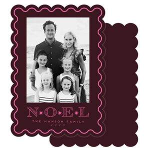 Noel Scallop Christmas Card