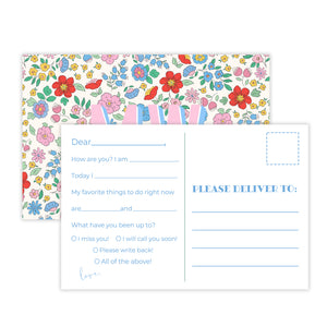 Liberty Floral Postcards