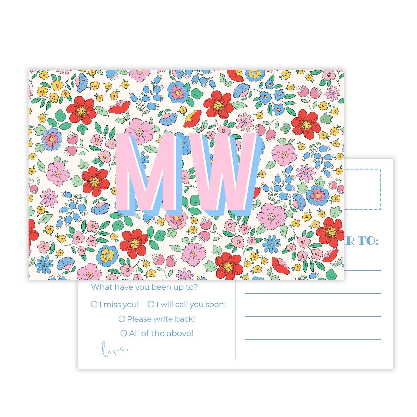 Liberty Floral Postcards