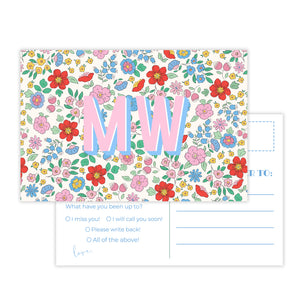Liberty Floral Postcards