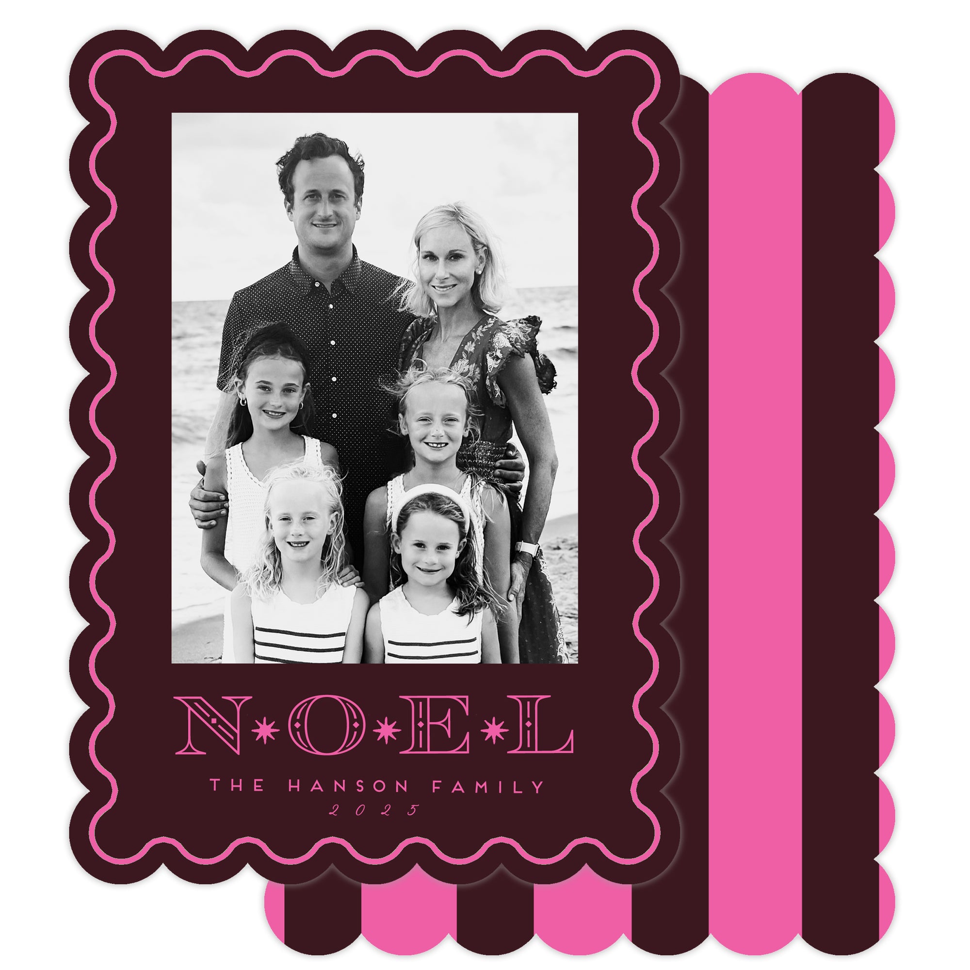 Noel Scallop Christmas Card