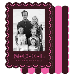 Noel Scallop Christmas Card