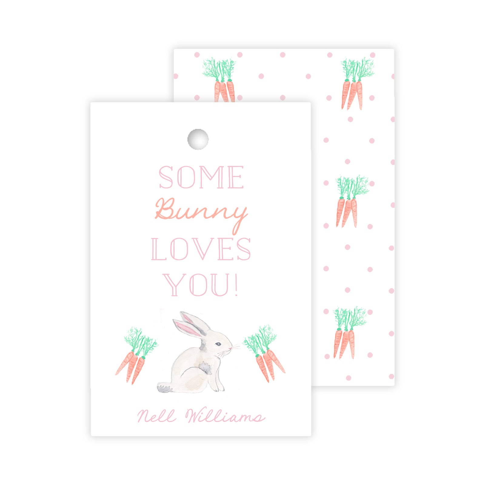 Some Bunny Loves You Easter Tag