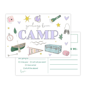 Girls Camp Post Cards