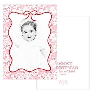 Red Liberty Christmas Card