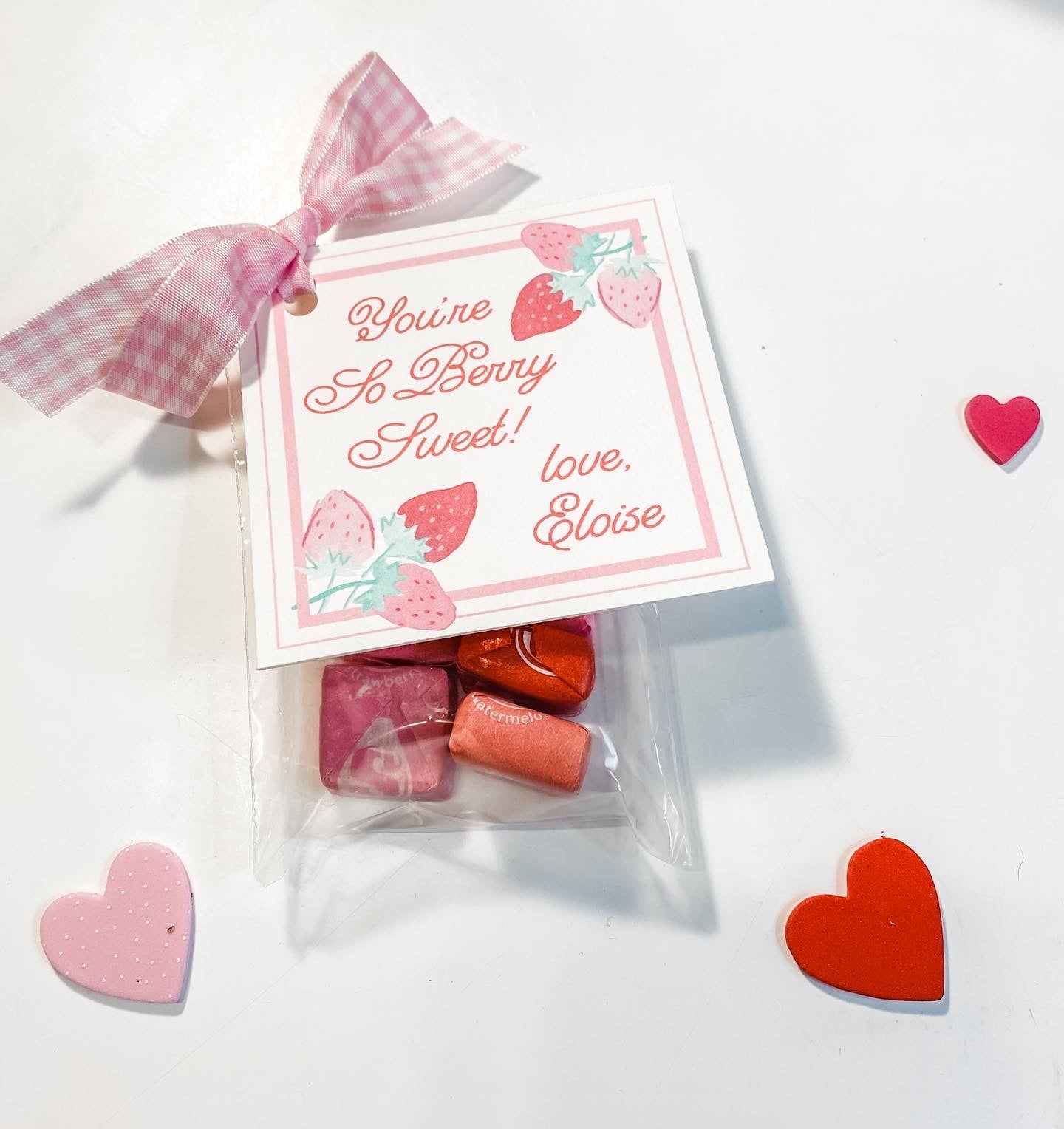 So Berry Sweet Valentine Tags