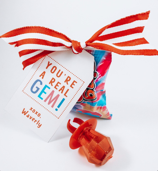 You're A Gem Valentine Tags