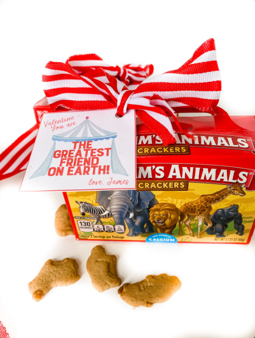 Circus Themed Valentine Tags