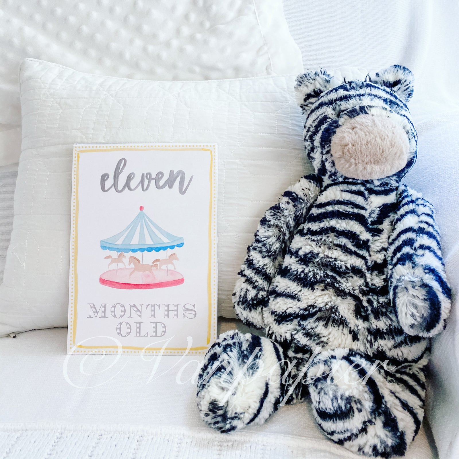 Circus Themed Milestone Cards